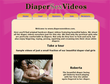 Tablet Screenshot of diapersexvideos.com